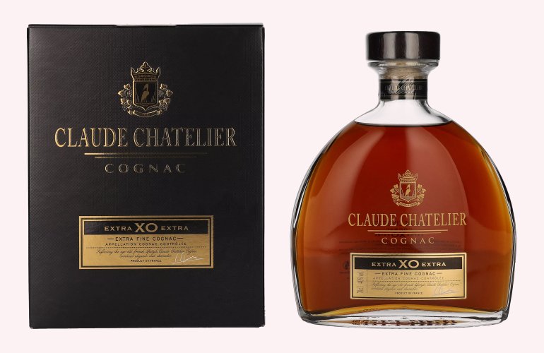 Claude Chatelier Extra XO Extra Fine Cognac 40% Vol. 0,7l en boîte cadeau