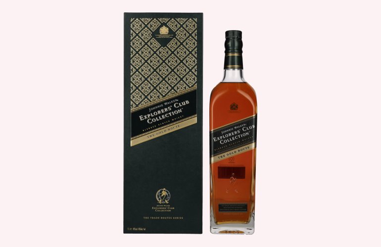 Johnnie Walker Explorer's Club Collection The Gold Route 40% Vol. 1l en boîte cadeau