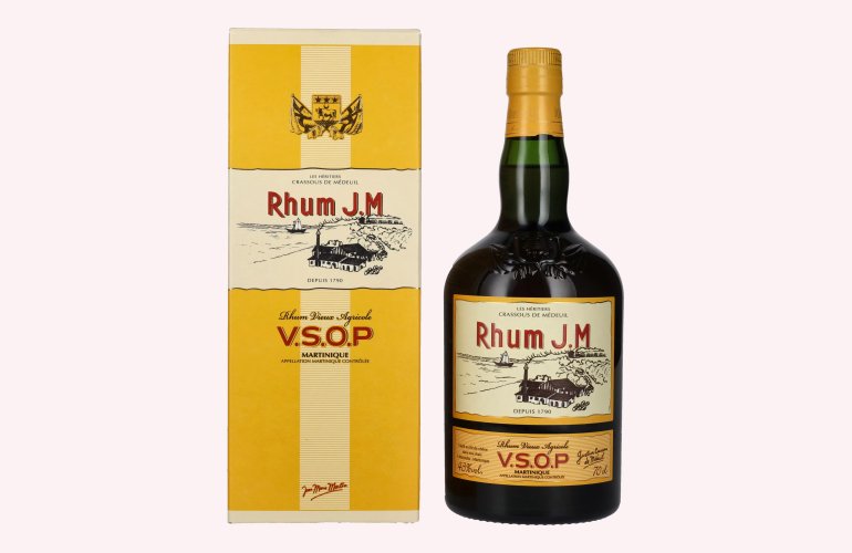 Rhum J.M Vieux Agricole V.S.O.P 43% Vol. 0,7l en boîte cadeau