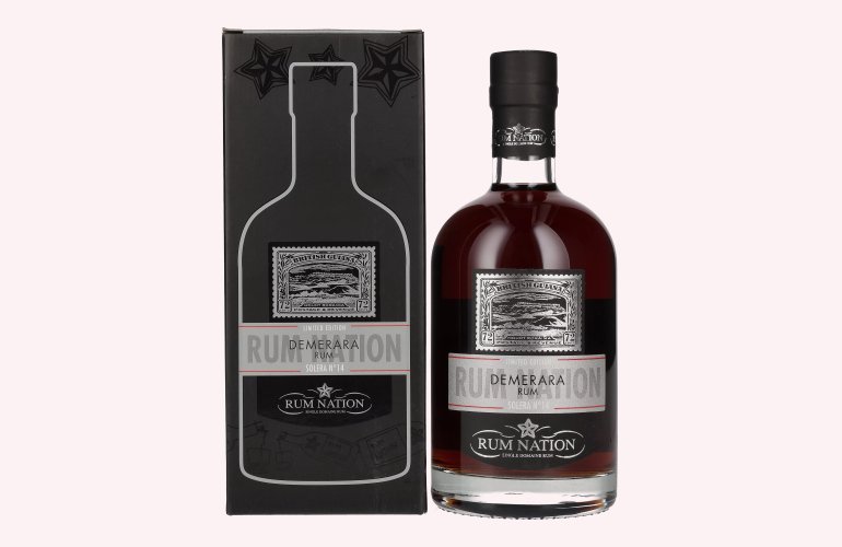 Rum Nation Demerara Solera No. 14 Limited Edition 40% Vol. 0,7l in geschenkverpakking