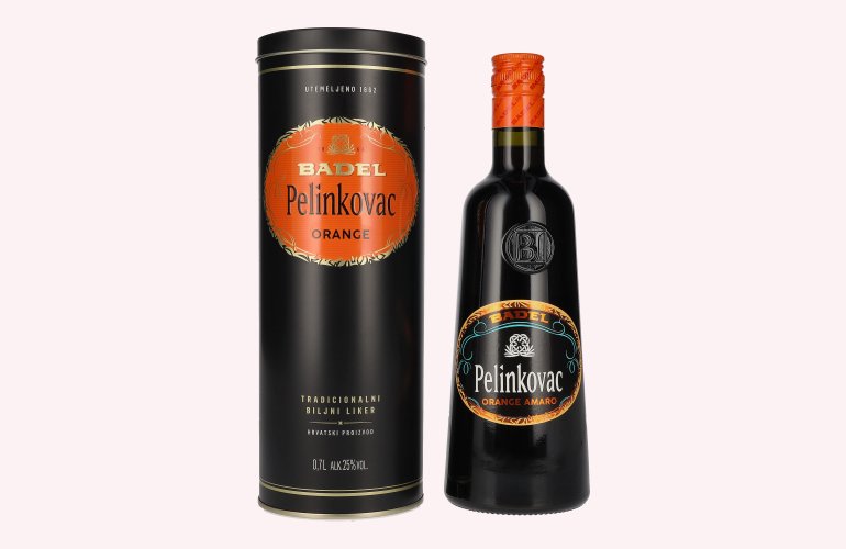 Badel Pelinkovac ORANGE 25% Vol. 0,7l in Tinbox