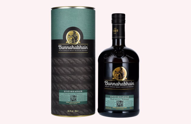 Bunnahabhain STIÙIREADAIR Islay Single Malt Scotch Whisky 46,3% Vol. 0,7l in geschenkverpakking