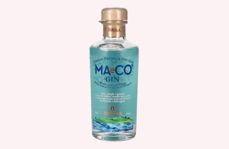 Sibona MAeCO Italian Premium Dry Gin 42% Vol. 0,2l