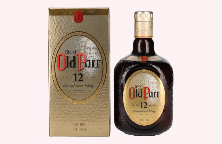 Grand Old Parr 12 Years Old Blended Scotch Whisky 40% Vol. 1l en boîte cadeau