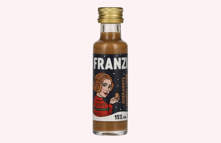 Franzi Gebrannte Mandel Likör 15% Vol. 0,02l