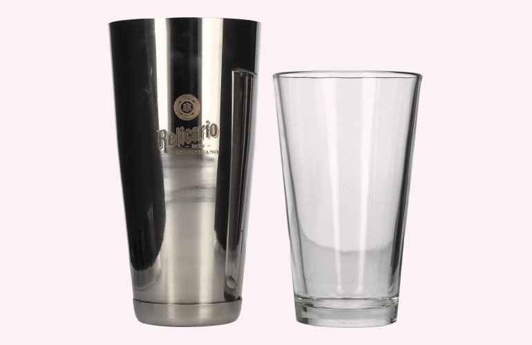 Relicario Boston Shaker 2-teilig met Glas