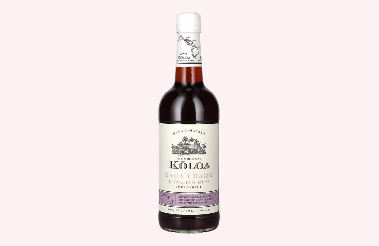 Kōloa Kaua'i DARK Hawaiian Rum 40% Vol. 0,7l