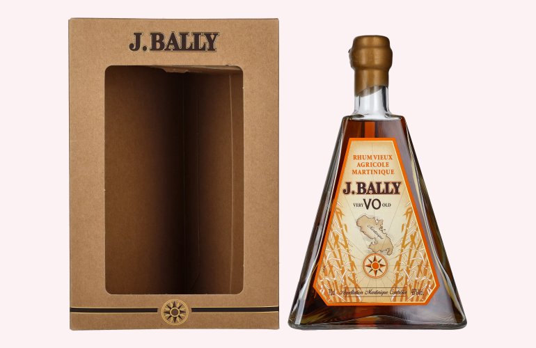 J. Bally Rhum Vieux Agricole VO 45% Vol. 0,7l in geschenkverpakking