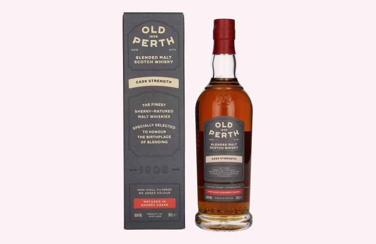 Old Perth Cask Strength Blended Malt Scotch Whisky Sherry Casks 58,6% Vol. 0,7l en boîte cadeau