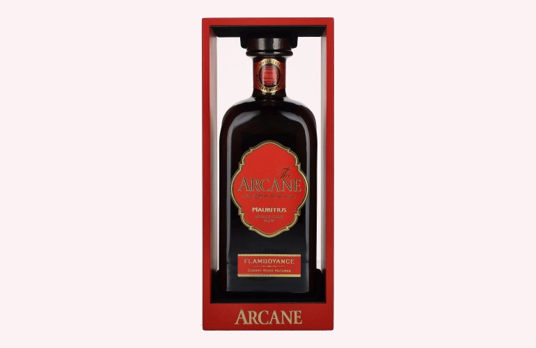 The Arcane FLAMBOYANCE Single Cask Rum 40% Vol. 0,7l in Holzkiste