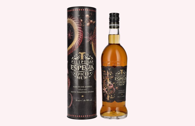 Tanduay Especia Spiced Rum Spirit Drink 40% Vol. 0,7l in geschenkverpakking