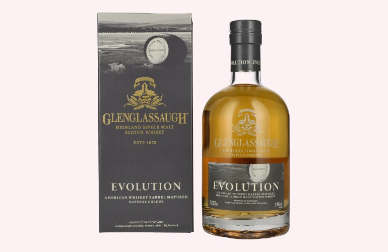 Glenglassaugh EVOLUTION Highland Single Malt Scotch Whisky 50% Vol. 0,7l en boîte cadeau