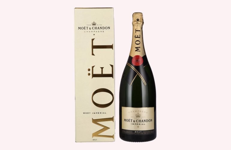 Moët & Chandon Champagne IMPÉRIAL Brut 12% Vol. 1,5l en boîte cadeau