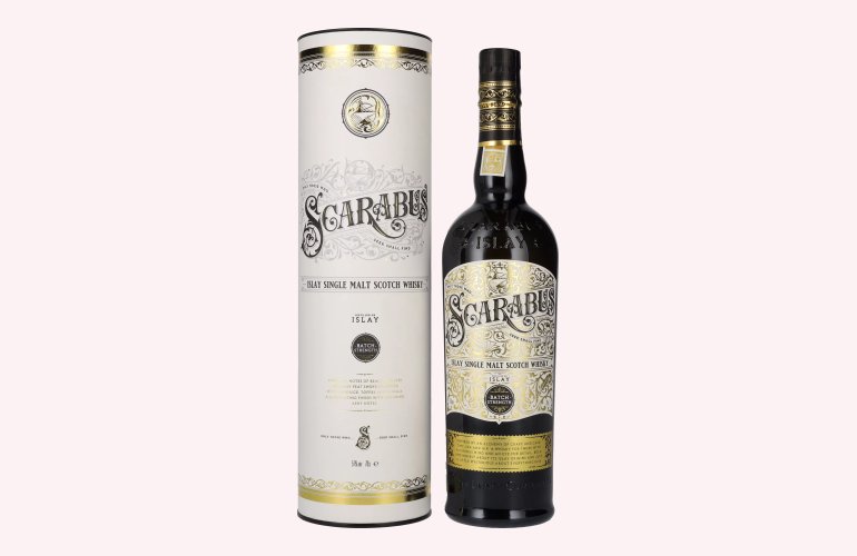 Hunter Laing SCARABUS Islay Single Malt BATCH STRENGTH 57% Vol. 0,7l in geschenkverpakking