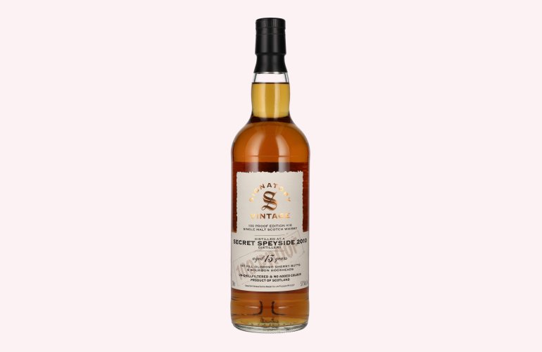 Signatory Vintage 100 Proof Edition SECRETE SPEYSIDE 13 Years Old Single Malt #16 2010 57,1% Vol. 0,7l