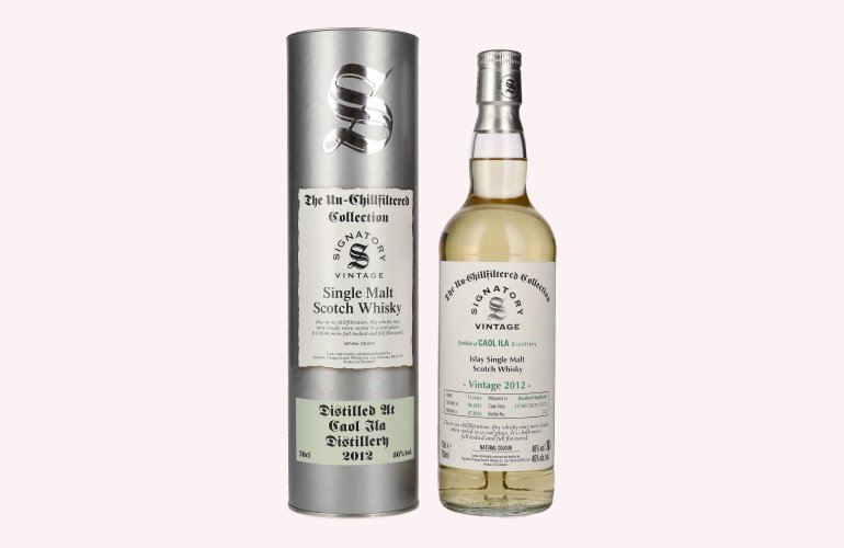 Signatory Vintage CAOL ILA 11 Years Old The Un-Chillfiltered Vintage 2012 46% Vol. 0,7l in Geschenkbox