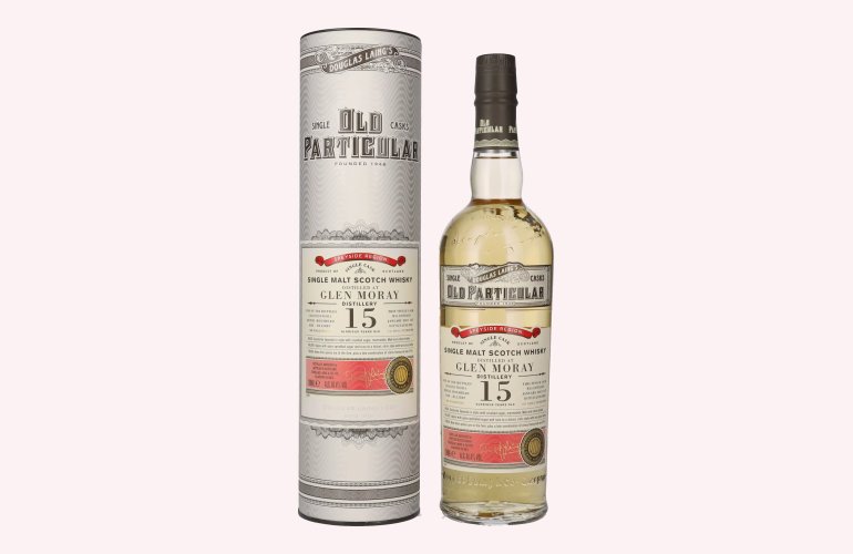 Douglas Laing OLD PARTICULAR Glen Moray 15 Years Old Single Cask 2007 48,4% Vol. 0,7l en boîte cadeau