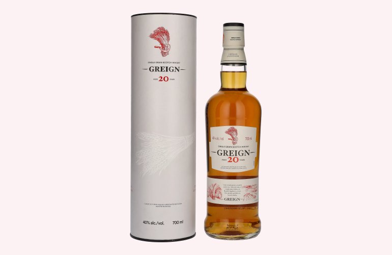 Greign 20 Years Old Single Grain Scotch Whisky 40% Vol. 0,7l en boîte cadeau