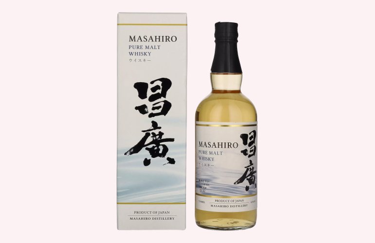 Masahiro Pure Malt Whisky 43% Vol. 0,7l en boîte cadeau