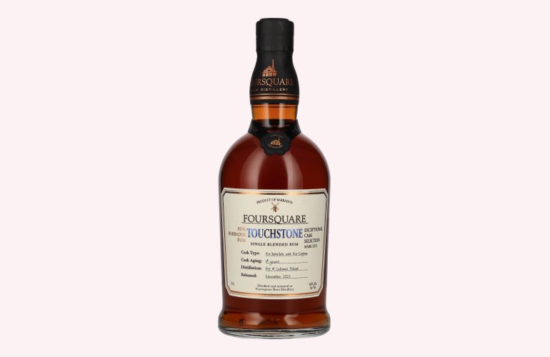 Foursquare 14 Years Old TOUCHSTONE Single Blended Rum 61% Vol. 0,7l