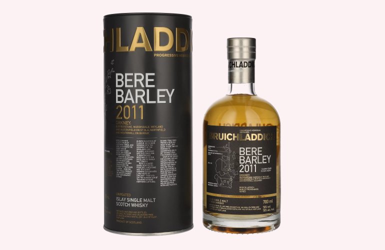 Bruichladdich BERE BARLEY 10 Years Old 2011 50% Vol. 0,7l in Tinbox