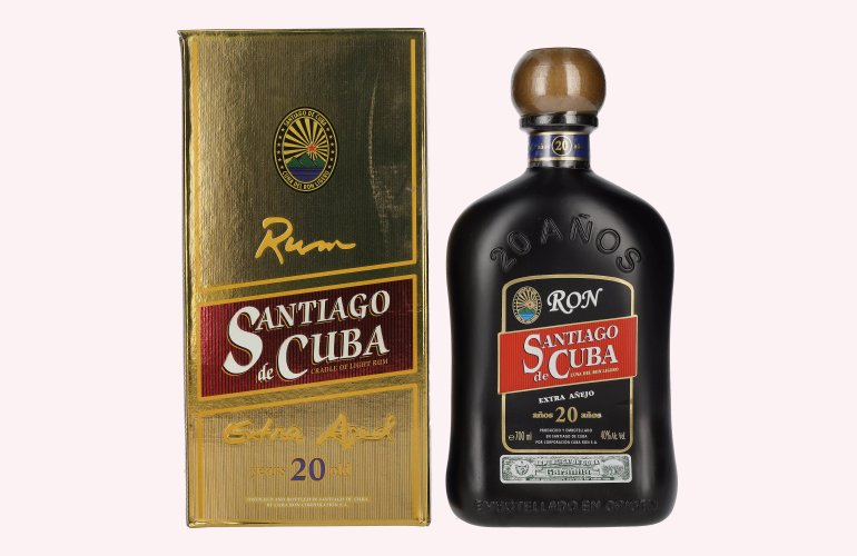 Ron Santiago de Cuba Extra Añejo 20 Años 40% Vol. 0,7l in Giftbox