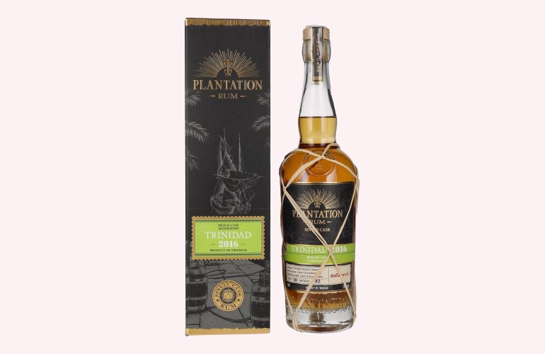 Plantation Rum TRINIDAD 2016 Single Cask Mezcal Finish by delicando 2023 51,1% Vol. 0,7l in geschenkverpakking