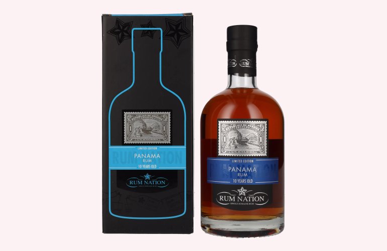 Rum Nation Panama 10 Years Old Limited Edition 40% Vol. 0,7l en boîte cadeau