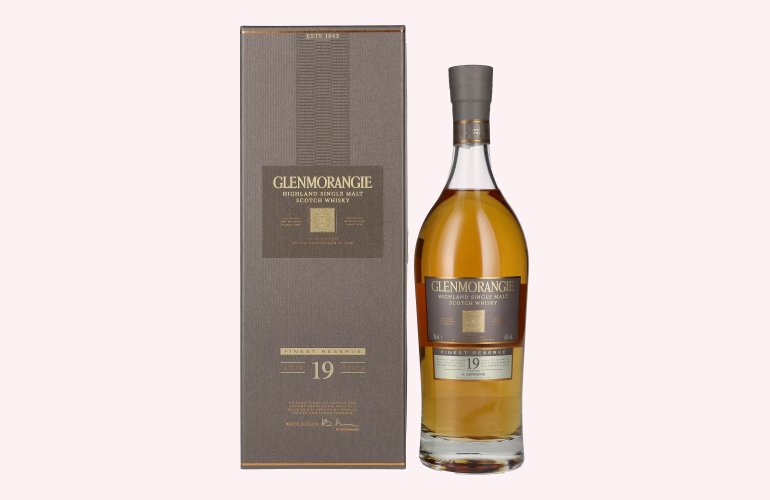 Glenmorangie FINEST RESERVE 19 Years Old Highland Single Malt 43% Vol. 0,7l in geschenkverpakking