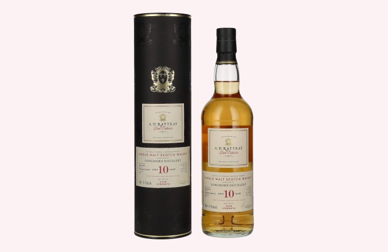 A.D. Rattray 10 Years Old LONGMORN Bourbon Barrel Whisky 2013 61,7% Vol. 0,7l in geschenkverpakking