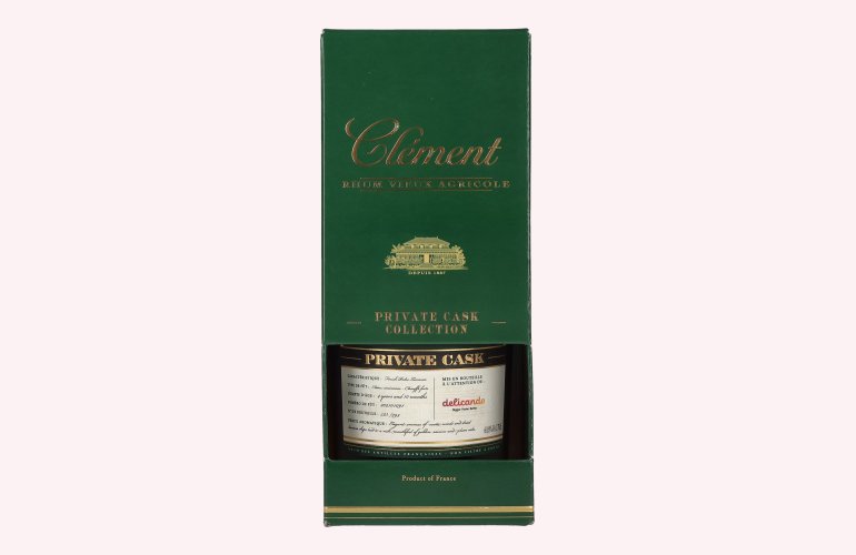 Clément Rhum Vieux Agricole PRIVATE CASK Pedro Ximénez by delicando 60,8% Vol. 0,7l in geschenkverpakking