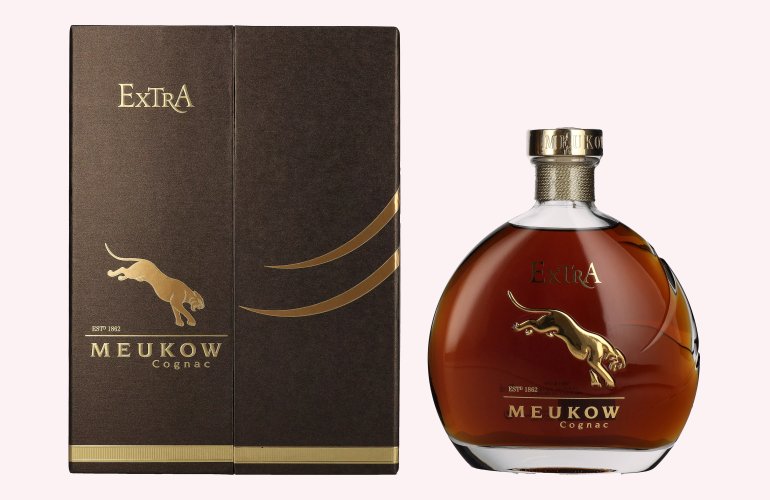 Meukow EXTRA Cognac 40% Vol. 0,7l en boîte cadeau