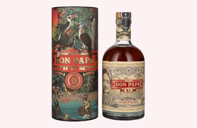 Don Papa 7 Years Old Small Batch Rum - Old Edition 40% Vol. 0,7l en boîte cadeau