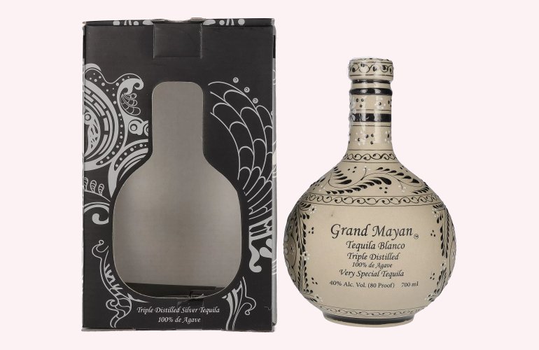 Grand Mayan SILVER Tequila 100% de Agave 40% Vol. 0,7l en boîte cadeau