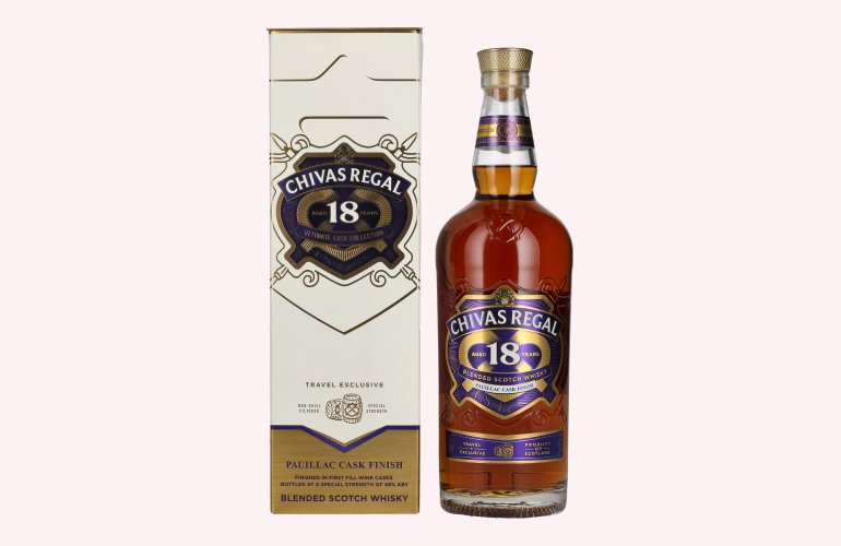 Chivas Regal 18 Years Old ULTIMATE CASK COLLECTION Pauillac Cask Finish 48% Vol. 1l in geschenkverpakking