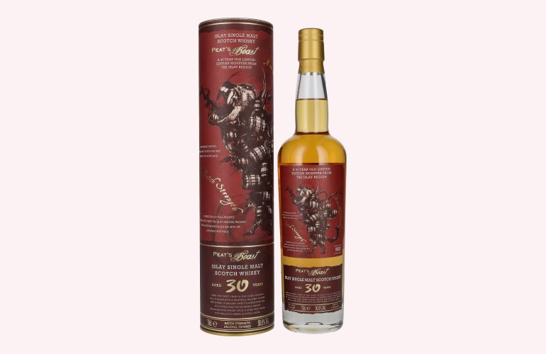 Peat's Beast 30 Years Old Islay Single Malt Limited Edition 50,6% Vol. 0,7l en boîte cadeau