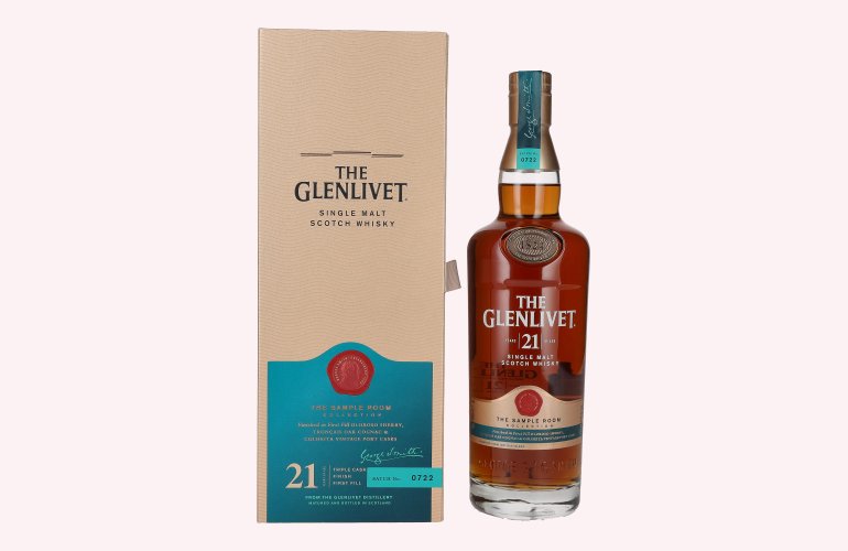 The Glenlivet 21 Years Old THE SAMPLE ROOM COLLECTION Single Malt Scotch Whisky 43% Vol. 0,7l in geschenkverpakking