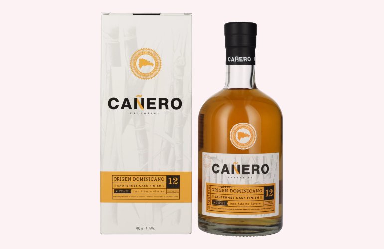 Ron Cañero 12 Origen Dominicano SAUTERNES CASK FINISH 41% Vol. 0,7l in geschenkverpakking