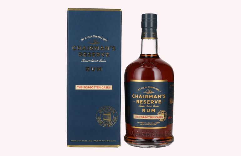 Chairman's Reserve THE FORGOTTEN CASKS Finest St. Lucia Rum 40% Vol. 0,7l in Geschenkbox