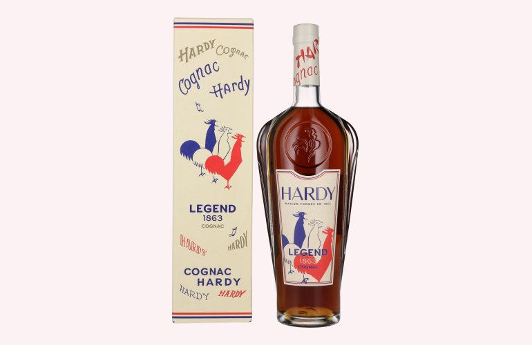 Hardy Cognac LEGEND 1863 40% Vol. 0,7l in geschenkverpakking