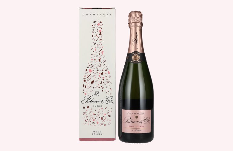 Palmer & Co Champagne Rosé Solera Brut 12% Vol. 0,75l in geschenkverpakking