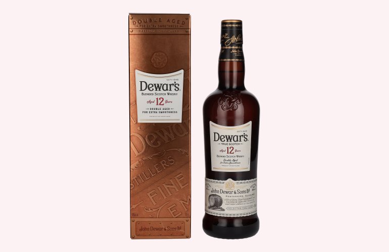 Dewar's 12 Years Old Blended Scotch Whisky 40% Vol. 0,7l in geschenkverpakking