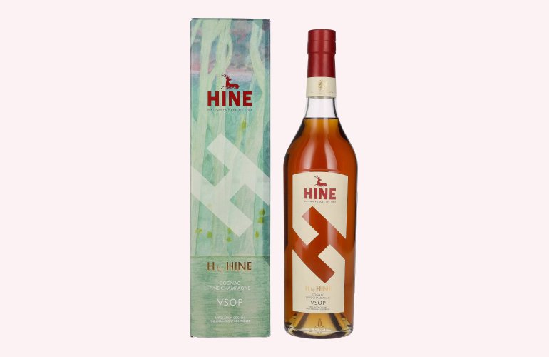 H by Hine VSOP Fine Champagne Cognac Design by Anne Carney Raines 40% Vol. 0,7l in geschenkverpakking