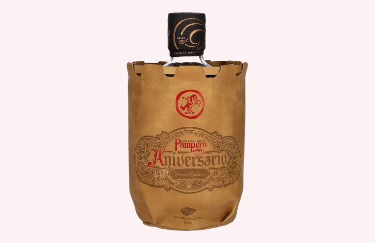 Pampero Aniversario Reserva Exclusiva Ron Extra Añejo 40% Vol. 0,7l in Ledertasche