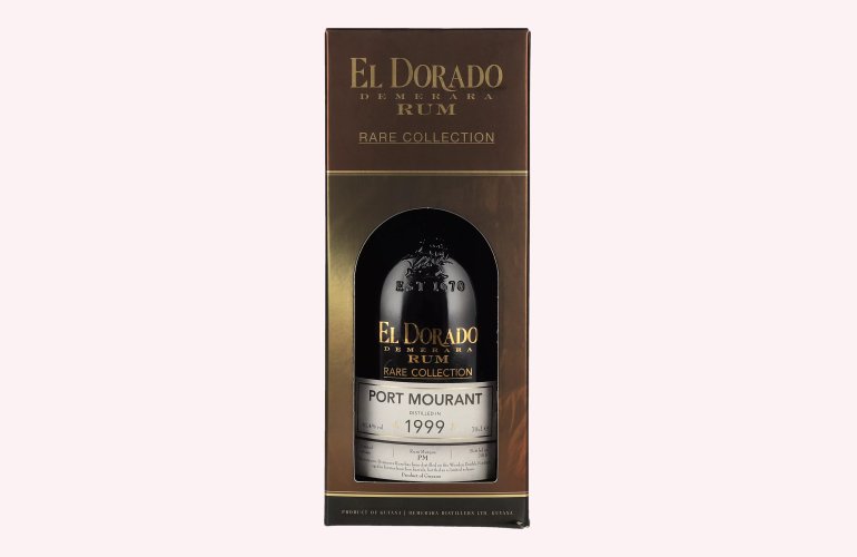 El Dorado PORT MOURANT Demerara Rum RARE COLLECTION Limited Release 1999 61,4% Vol. 0,7l en boîte cadeau