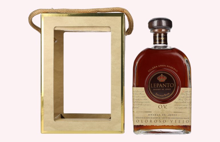 Lepanto O.V. Solera Gran Reserva Brandy de Jerez 36% Vol. 0,7l in geschenkverpakking