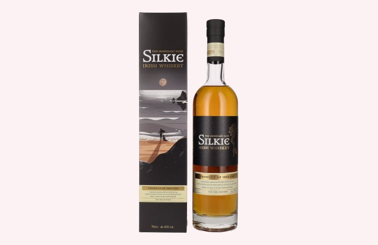 The Legendary SILKIE DARK Blended Irish Whiskey 46% Vol. 0,7l in Geschenkbox