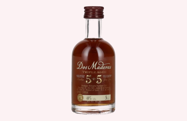 Dos Maderas PX 5+5 Years Old Triple Aged Spirit Drink 40% Vol. 0,05l