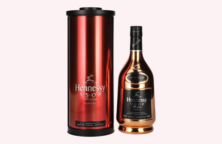 Hennessy V.S.O.P Privilège Cognac x United Visual Artists 40% Vol. 0,7l in Tinbox