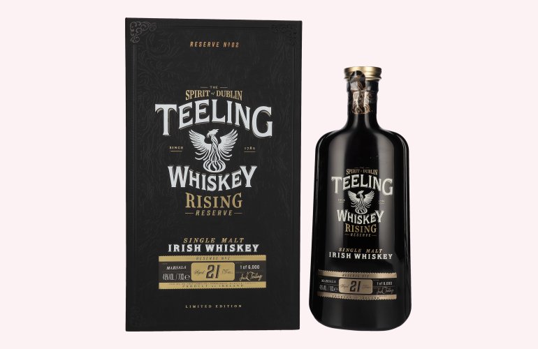 Teeling Whiskey 21 Years Old Single Malt RISING RESERVE No. 2 46% Vol. 0,7l in geschenkverpakking